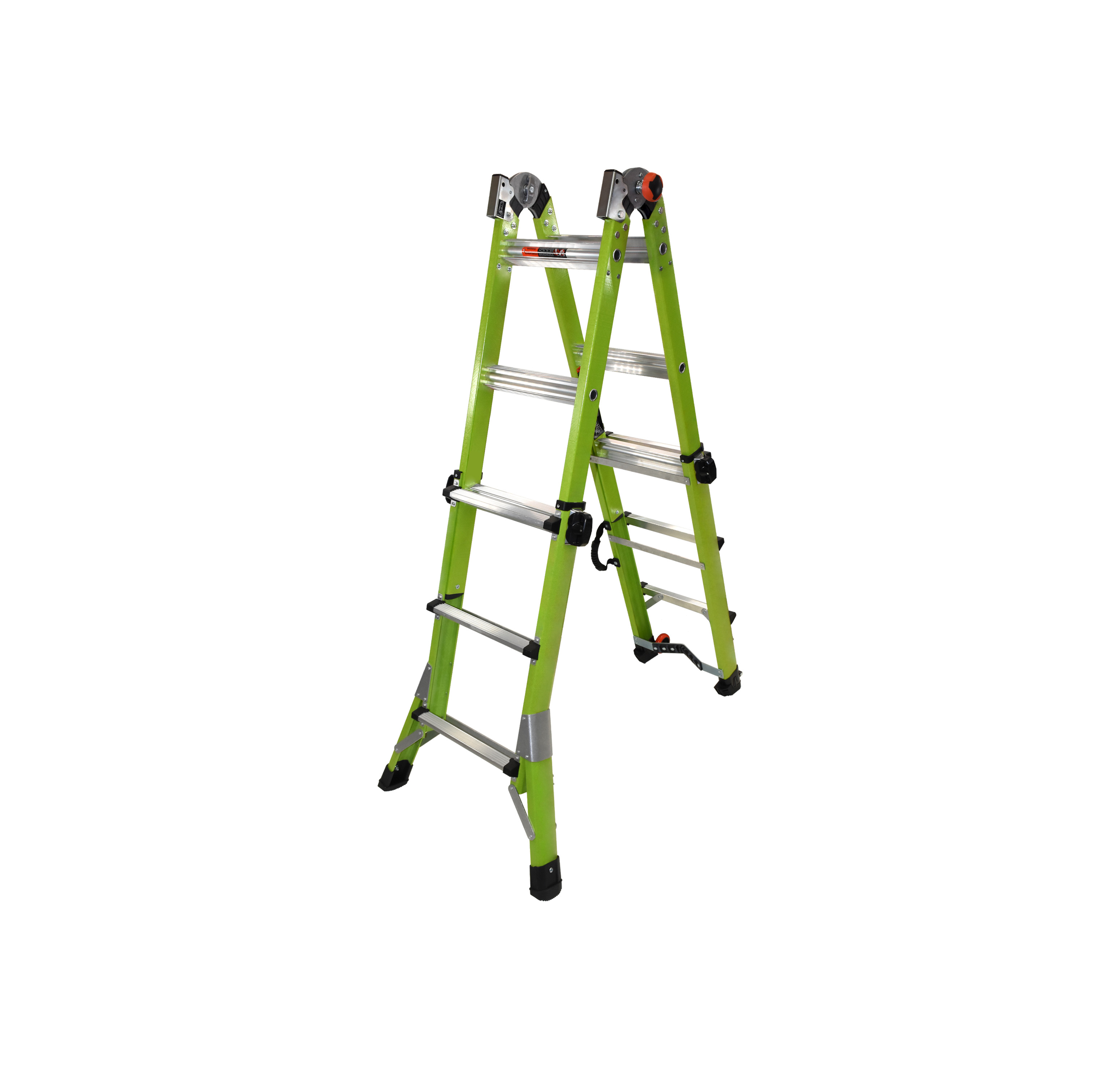 fiberglass multi position ladder